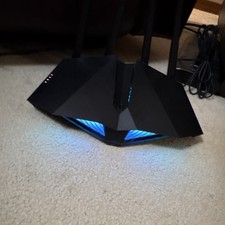 Asus AX5400 RT-AX82U V2 Dual-Band WiFi 6 Gaming Router With power cord picture