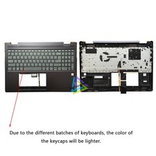 New Palmrest Backlit Keyboard For Lenovo Yoga 7 2-IN-1 16IML9 83DL NB6380B Gray picture