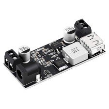 DROK Buck Converter 12v to 5v, 5A USB Voltage Regulator DC 1pcs, Black Pro picture