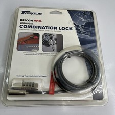 NEW Targus DEFCON VPCL Computer Video Port Combination Lock Safety 6.5 feet long picture
