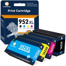 4x 952XL Black 952 XL Ink Set for HP OfficeJet Pro 8710 8210 7740 8720 8218 8730 picture