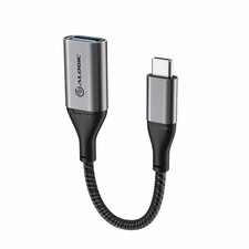 ALOGIC ULCAA-SGR Super Ultra Slim USB-C to USB-A Adapter Cable Space Gray picture
