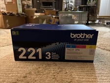 Brother TN-221 Genuine 3 Color Toner Pack picture