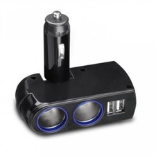 18W CAR CHARGER LIGHTER SOCKET 2-PORT SPLITTER DUAL USB DC PLUG K65 For TABLETS picture