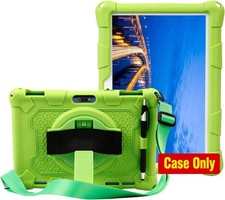 Case for ZZB ZB10 Tablet 10 inch, Green Silicone Cover with Stand for Pritom M10 picture