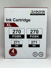 4 Pack of Ankink Compatible Canon (2) PGBK 270 XL & (2) BK 271 Ink Tanks picture