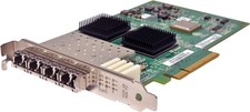 QLogic QLE2564 PX4810402-01 Quad Port 8G SFP+ PCIex8 Network Adapter 4xMini GBIC picture