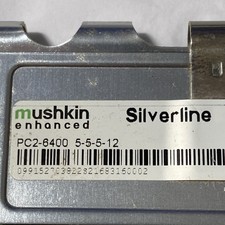 Mushkin Enhanced Silverline 1GB DDR2 DIMM PC2-6400 240-Pin 991527 picture