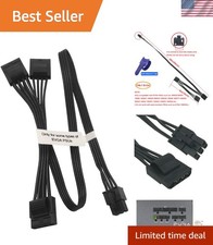 Molex Power Cable for EVGA PSUs, 6 Pin to 3X 4 Pin Molex Hard Drive Adapter S... picture
