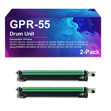 2 Pack GPR-55 GPR55 Drum Unit Use for ImageRUNNER Advance C5535 C5535i C5540 picture