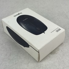 Logitech B100 Wired USB Mouse Ambidextrous Black 910-001439 picture