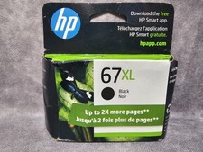 Genuine HP 67XL Black Ink Cartridge High Yield Original 3YM57AN New Exp 02/2027+ picture