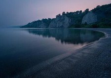 Landscape lake nature beach sunset dusk ontario canada Custom Gaming Mat Desk picture