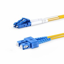 OS2 3 m LC-SC Duplex Single-Mode Fiber Patch Cable FS.com 40222 picture