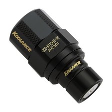 Koolance QD3 Male Quick Disconnect, for 10mm x 13mm (3/8in x 1/2in), Black picture