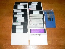 Lot of Vintage Computer Floppy Disks (24pc. 5.25