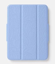 Heyday Blue Tablet Case For iPad Pro 11 Inch (2024) With Floral Design And Tri-F picture