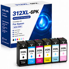 312XL T312XL 6-Pack Compatible Ink Cartridge High Yield Vivid Color Printing Ink picture