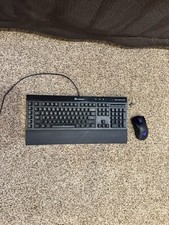 Gaming Keyboard + Mouse Bundle (Corsair K55 RGB + Mamba Razer Wireless) picture