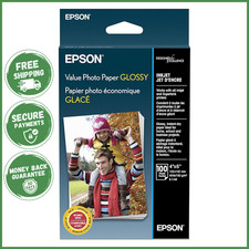 4x6 INKJET PRINTER GLOSSY PHOTO PAPER High Resolution Printing Bright Finish picture