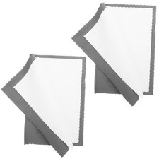 10Pcs Reusable Microfiber Cleaning Cloth for Phones Tablets Dark Grey picture