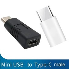 USB Type-C  ( USB-C ) Male to Mini USB 5Pin Female Converter Connector Adapter picture