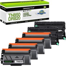 4PK TN850 Toner & 2PK DR820 Drum unit Set Fits for Brother DCP-L5500DN L5600DN picture