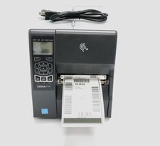 Zebra ZT230 Industrial Barcode Label Printer w/Cable & Antenna - Wifi Card picture