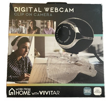 Work from Home Vivitar Digital Webcam w/Clip on Camera picture