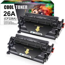 2 Toner Compatible with HP 26A CF226A LaserJet Pro M402dw M402d M402dn MFP M426 picture