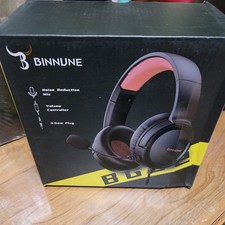 BINNUNE BG02 Gaming Headset Noise Reduction Mic 3.5mm Black/Yellow picture