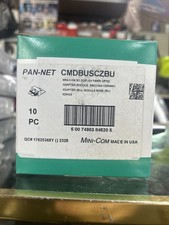 Panduit Mini-Com SC Duplex Fiber Optic Adapter Module, Blue CMDBUSCZBU picture