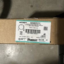 NEW 10 Pack Panduit NK6PC7Y Cat 6 UTP RJ45 7' Off White Patch Cord T568B picture