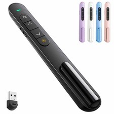 QUI Presentation Clicker with Volume Control Wireless Presenter Remote Plug & picture