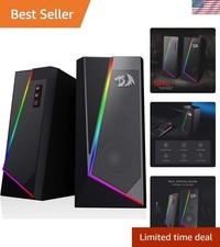 GS520 Wired 2.0 Channel Stereo Sound Desktop RGB Computer Speakers picture