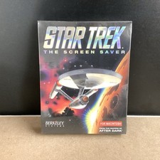 Vintage Star Trek The Screen Saver For Macintosh Berkeley Systems Factory Sealed picture