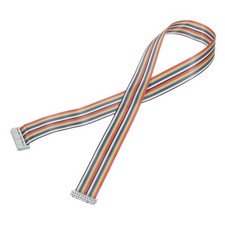 MECCANIXITY IDC Rainbow Wire Flat Ribbon Cable 2.54mm Pitch 20 Pin 2 Ft picture