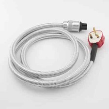OCC Silver plated Multi Wire AC Power Cord HIFI Audio UK Version Power Cable picture