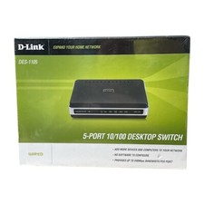 D-Link DES-1105 5-Port 10/100 Ethernet Desktop Switch Wired Expand Internet New picture