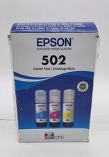 Epson 502 Combo Pack Ink: Cyan Magenta Yellow Exp 11/2026 picture