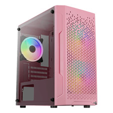 Aero cool trinity mini pc case-pink picture