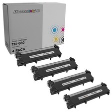 DI Toner Cartridges for Brother TN660 TN-660 TN 660 TN630 HY Black 4pk picture