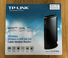 TP-Link TC-W7960 300Mpbs Wireless N DOCSIS 3.O Cable Modem Router picture