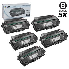 LD 5PK Compatible 331-7328 DRYXV Black Toner Cartridge for Dell B1260dn B1265dnf picture