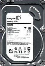 ST3000DM003 P/N: 1F216N-568 F/W: CC54 S/N: S300 SU 3TB FEB 2014 CHINA SEAGATE picture