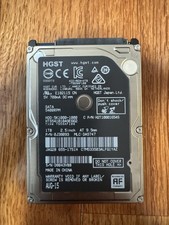 HGST Hitachi 1TB  2.5” HDD SATA, 5400RPM Internal Hard Drive, 0J38093 USED picture