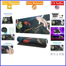 Japanese Koi Fish XL Gaming & Office Mouse Pad 31.5x11.8 Inch Waterproof picture