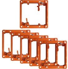 6 PACK - Low Voltage Mounting Bracket 2 Gang, Dual Gang Wall Plate, Heavy Duty picture