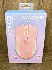 NEW Aimzone Games AZ603 Wireless Gaming Mouse (Pink) picture
