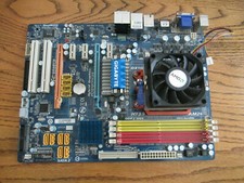 Gigabyte ga-ma78g-ds3hp Motherboard w/ AMD Athlon 64 x2 5600+ CPU & CPU Fan picture